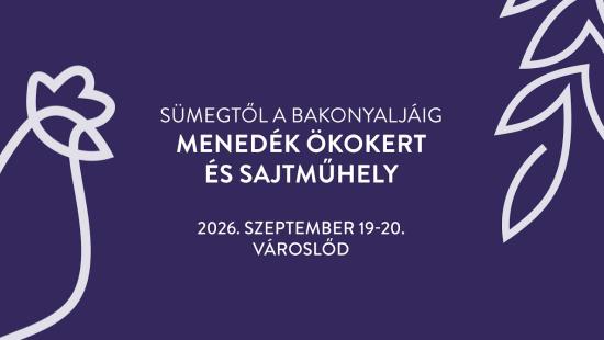 Embedded thumbnail for Nyitott Porta Napok 2026 – Menedék Ökokert és Sajtműhely