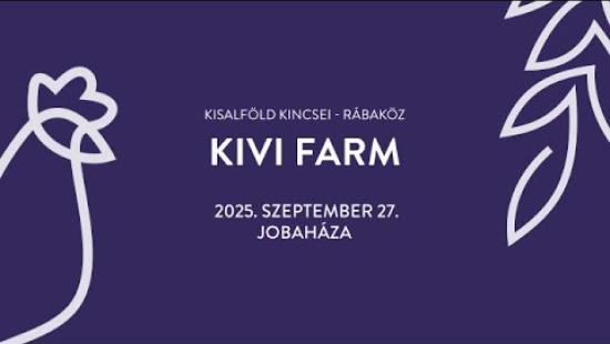 Embedded thumbnail for Nyitott Porta Napok – Kivi farm – Jobaháza